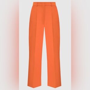 Sportsmax skinny straight long pants NWT! Stylish Orange Women's Pants